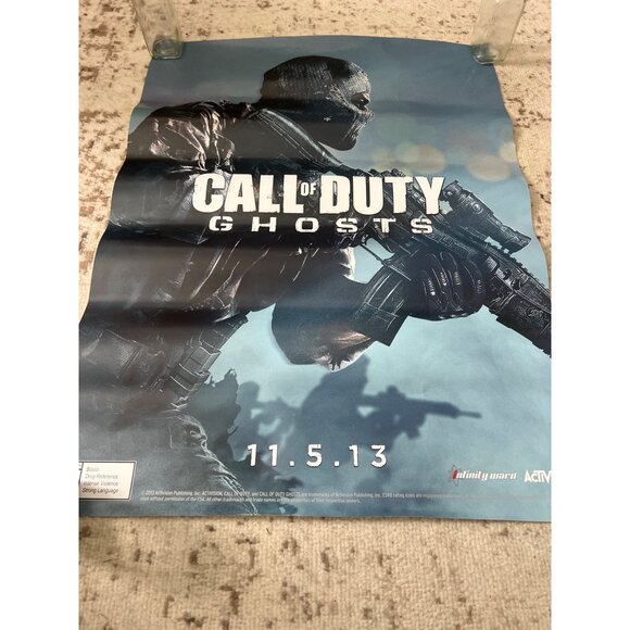 Call Of Duty Ghosts Game Stop Promotional Poster 11.5.13 Release Date - Picture 2 of 2